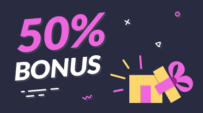 Przy trzecim DEPOZYCIE, 50% BONUS DO 500 € na Mr.Bet na Mr.Bet